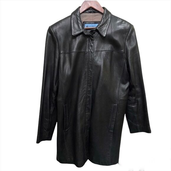 Kenneth Cole Reaction Leather Jacket Size Large - Picture 1 of 12
